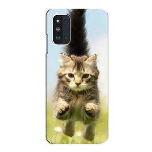 Чохли з Котиками для Samsung Galaxy F52 5G (E526) (VPrint) (Прижок кота)