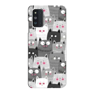 Чохли з Котиками для Samsung Galaxy F52 5G (E526) (VPrint) (Мальовані котики)