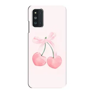 Чохол з розовим принтом для Samsung Galaxy F52 5G (E526) (Рожеві вишні)