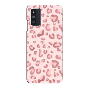 Чохол з розовим принтом для Samsung Galaxy F52 5G (E526) (Рожевий леопард)