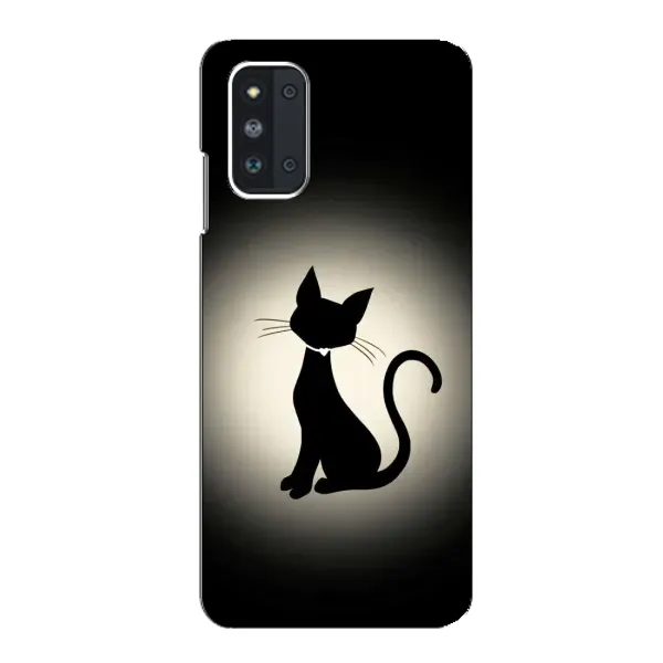 Чехол с принтом «Силуэт котика» для Samsung Galaxy F52 5G (E526) Чехол с принтом «Силуэт котика» для Samsung Galaxy F52 5G (E526)