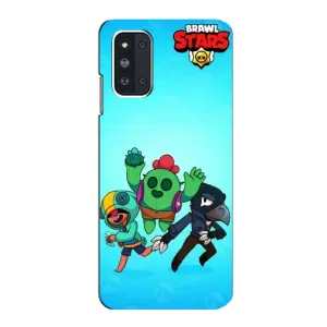 Чехлы Brawl Stars для Samsung Galaxy F52 5G (E526) (AlphaPrint) (Трио героев)