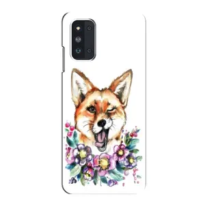 Чохли з картинкою Лисичка для Samsung Galaxy F52 5G (E526) (VPrint) (Весела лисичка)