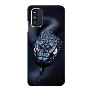 Чохол з картинкою 'Хижаки' для Samsung Galaxy F52 5G (E526) (Чорна змія)