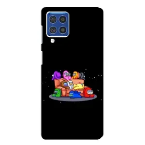 Чохли Амонг Ас для Samsung Galaxy F62 (AlphaPrint) (Амонг-ас)