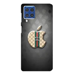 Чехлы ГУЧЧИ для Самсунг Ф62 (AlphaPrint) (Apple gucci)