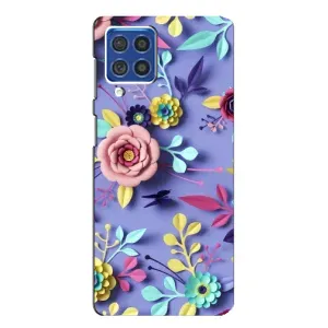 Чохли з квітами для Samsung Galaxy F62 (VPrint) (Дизайн квітів)