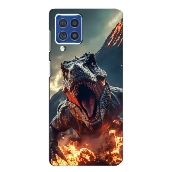Чехол с принтом «Огненный динозавр» для Samsung Galaxy F62 Чехол с принтом «Огненный динозавр» для Samsung Galaxy F62