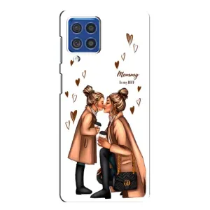 Чохол з друком для Samsung Galaxy F62 - (Мама з дитинкою) (AlphaPrint) (Донька і мама)