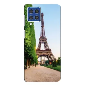 Чохол Ейфелева Вежа Samsung Galaxy F62 - (AlphaPrint) (Дорога до Парижу)