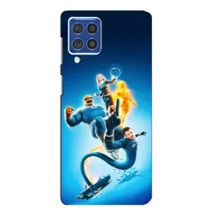 Чехол с принтом Фантастическая четверка для Samsung Galaxy F62 (Герои Фантастическая Четверка)