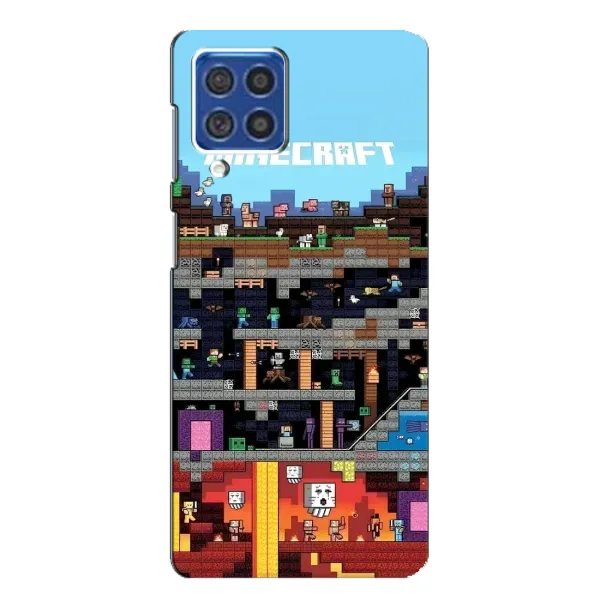 Чехол с принтом «фон Minecraft» для Samsung Galaxy F62 Чехол с принтом «фон Minecraft» для Samsung Galaxy F62