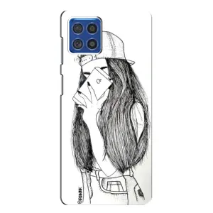 Чохол з друком для Samsung Galaxy F62 - (Мода) (AlphaPrint) (Фото дівчини)