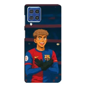 Чехол с футболистом Ламин Ямаль Samsung Galaxy F62 (Футболист Ямаль)