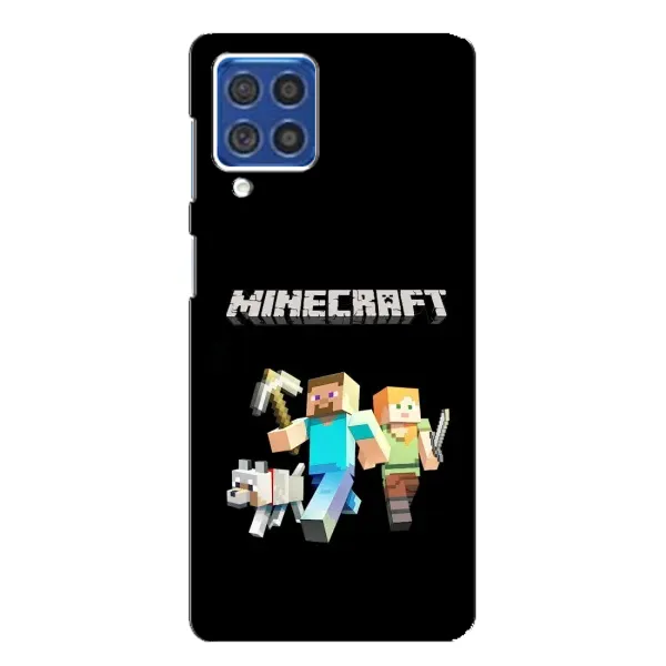 Чехол с принтом «герои Minecraft» для Samsung Galaxy F62 Чехол с принтом «герои Minecraft» для Samsung Galaxy F62