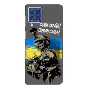 Чехлы с картинкой ЗСУ для Samsung Galaxy F62 (AlphaPrint) (Героям Слава)