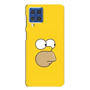 Чехол с Симпсонами для Samsung Galaxy F62 (VPrint) (Гомер)