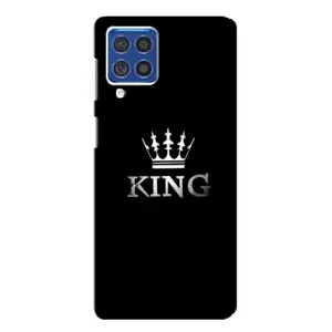 Чохол з Короною Самсунг Ф62 - (AlphaPrint) (KING)