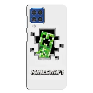 Чохол Майнкрафт на Samsung Galaxy F62 (AlphaPrint) Minecraft (кріпер Майнкрафт)