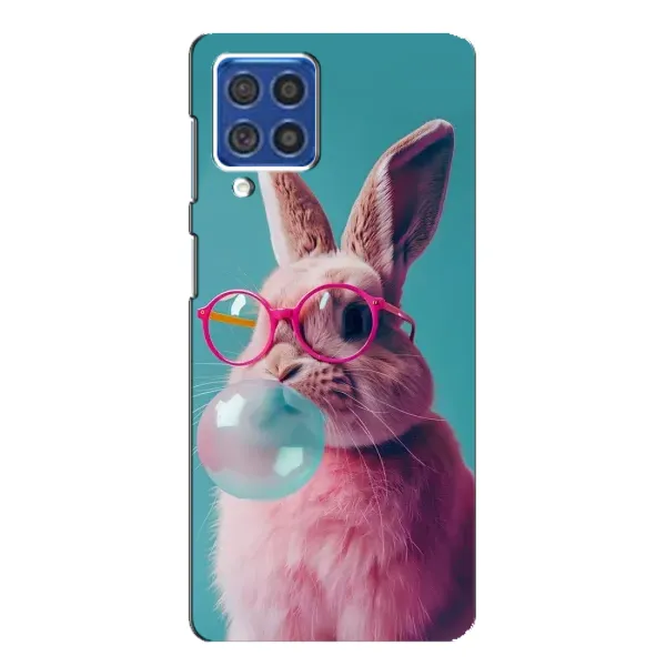 Чехол с принтом «Кролик в очках» для Samsung Galaxy F62 Чехол с принтом «Кролик в очках» для Samsung Galaxy F62