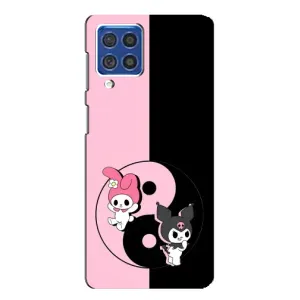 Чехол с кроликом Куроми на Samsung Galaxy F62 (Куроми Инь Янь)