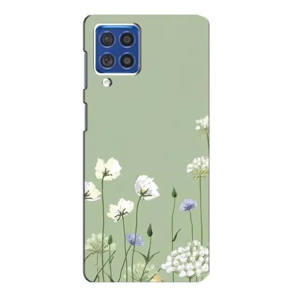 Чехол с принтом «Цветы на зеленом» для Samsung Galaxy F62 Чехол с принтом «Цветы на зеленом» для Samsung Galaxy F62