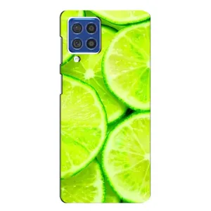 Чохли з фруктами для Samsung Galaxy F62 (VPrint) (Лайм)
