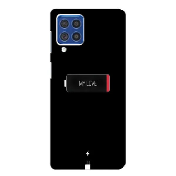 Чехол с принтом «Love battery» для Samsung Galaxy F62