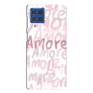 Чохол з розовим принтом для Samsung Galaxy F62 (Аморе любов)