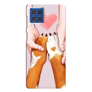 Чехлы с собаками для Samsung Galaxy F62 (VPrint) (Любовь к собакам)