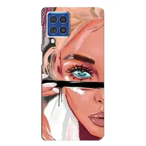 Чохол з друком для Samsung Galaxy F62 - (Мода) (AlphaPrint) (Макіяж)