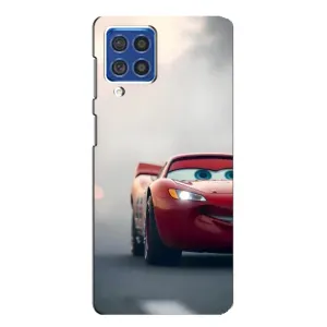 Силиконовый чехол Маквин для Samsung Galaxy F62 (Скоростной Маквин)