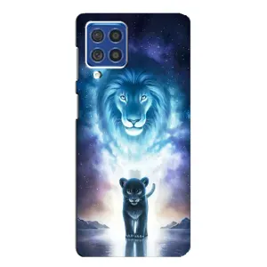 Чехол со Львом для Samsung Galaxy F62 (VPrint) (Маленький лев)