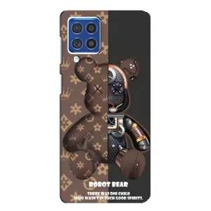 Крутые Чехлы Луи Виттон для Samsung Galaxy F62 (AlphaPrint) (Медведь Луи Витон)