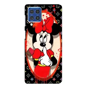 Чехол Disney Mouse Samsung Galaxy F62 (PREMIUMPrint) (Минни Маус ЛВ)