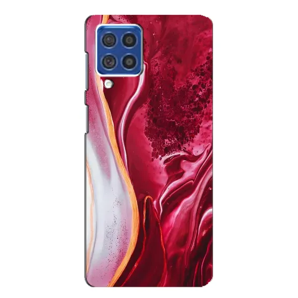 Чехол с принтом «Мрамор красный» для Samsung Galaxy F62