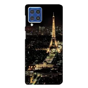 Чохол Ейфелева Вежа Samsung Galaxy F62 - (AlphaPrint) (Нічний Париж)