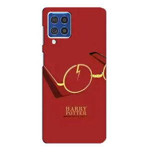 Чехлы с Гарри Поттером для Samsung Galaxy F62 (AlphaPrint) (очки Гарри)