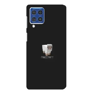 Чохол Майнкрафт на Samsung Galaxy F62 (AlphaPrint) Minecraft (Овечка Майнкрафт)