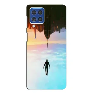 Чохол з людиною павуком для Samsung Galaxy F62 - (AlphaPrint) (Людина павук)
