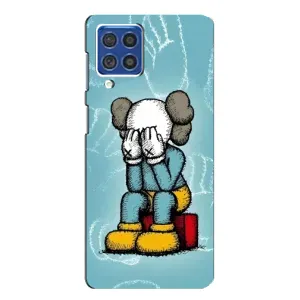 Чохли для Samsung Galaxy F62 - Bearbrick Louis Vuitton (PREMIUMPrint) (Плач Bearbrick)