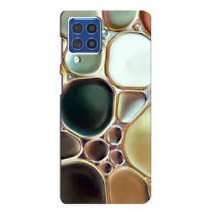 Мраморний чехол на Samsung Galaxy F62 (VPrint) (Радужний Мрамор)