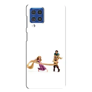 Чехол Рапунцель для Samsung Galaxy F62 (Рапунцель и Флин)