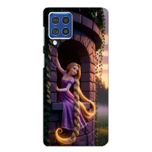 Чехол Рапунцель для Samsung Galaxy F62 (Рапунцель на башне)