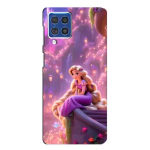 Чехол Рапунцель для Samsung Galaxy F62 (Рапунцель в замке)