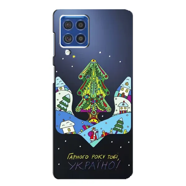 Чехол с принтом «Рождественский герб» для Samsung Galaxy F62