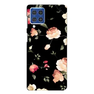 Чохли з квітами для Samsung Galaxy F62 (VPrint) (Трояндочки)