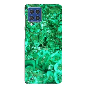 Мраморний чехол на Samsung Galaxy F62 (VPrint) (Салатовий Мрамор)