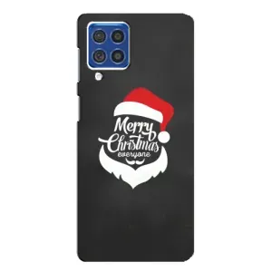 Рождественские Чехлы для Samsung Galaxy F62 (VPrint) (Санта Крисмас)