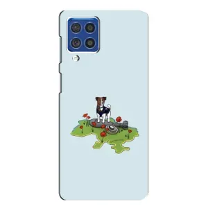 Чохли з картинкою собаки Патрон для Samsung Galaxy F62 (AlphaPrint) (Сапер Пес)